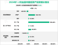 2024年1-2月金昌市固定资产投资增长17.6%