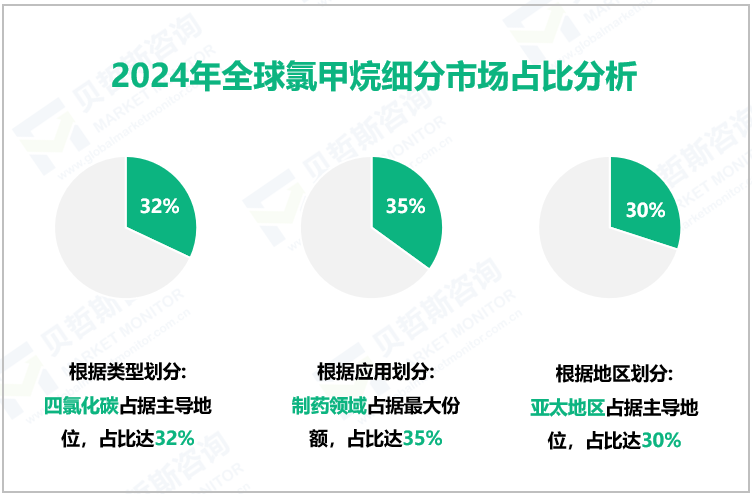 2024年全球氯甲烷细分市场占比分析