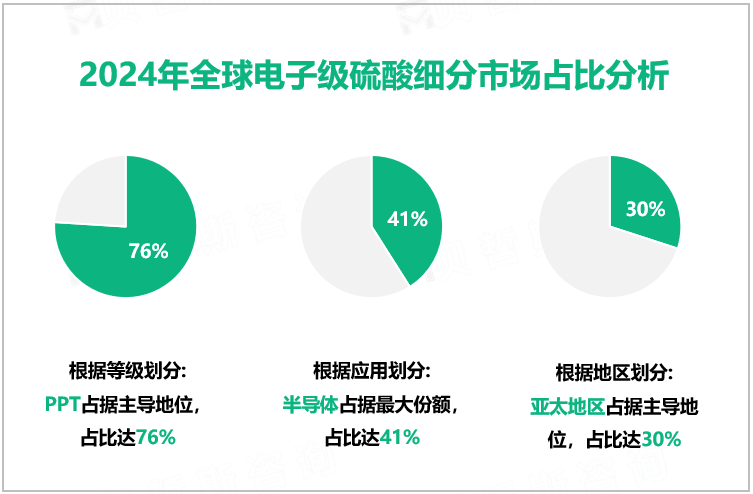 2024年全球电子级硫酸细分市场占比分析