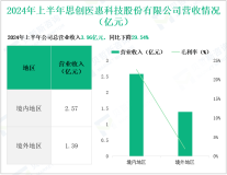 思创医惠专注于智慧医疗领域，其营收在2024年上半年为3.96亿元