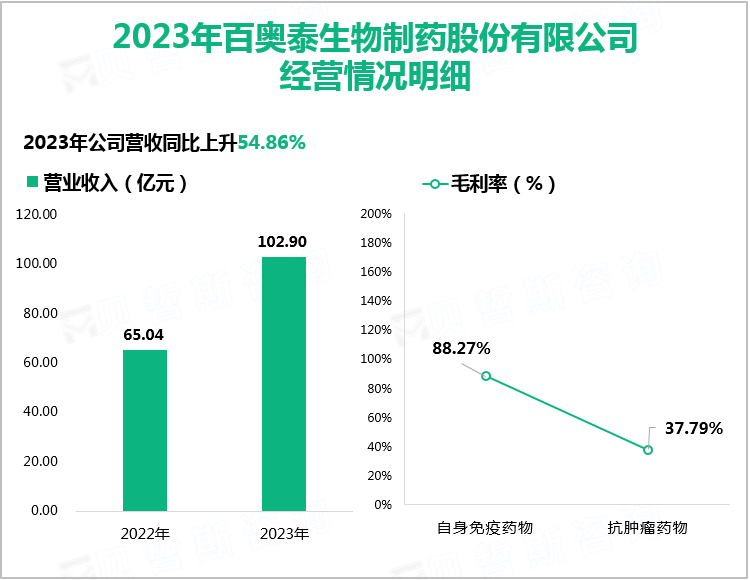 2023年百奥泰生物制药股份有限公司经营情况明细