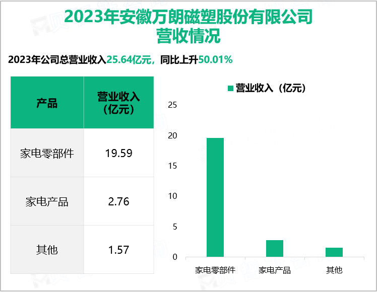 2023年安徽万朗磁塑股份有限公司营收情况