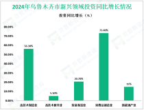 2024年乌鲁木齐市高技术制造业投资同比增长56.3%