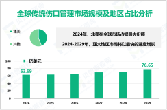 传统伤口管理行业研究：2024年全球市场规模为63.69亿美元