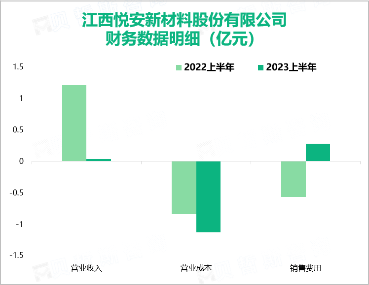 江西悦安新材料股份有限公司财务数据明细（亿元）