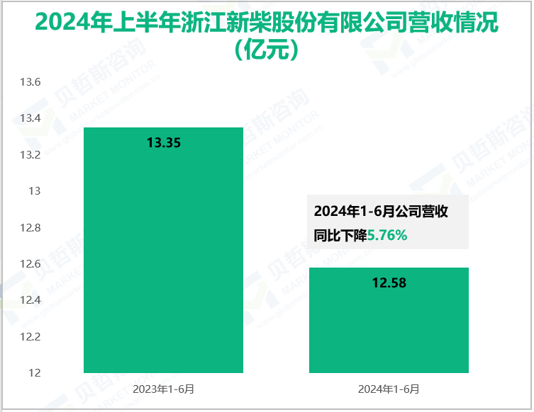 2024年上半年浙江新类股份有限公司营收情况(亿元)