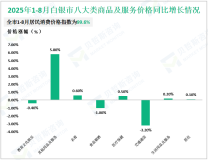 2025年1-8月白银市实现限额以上社会消费品零售额66.3亿元，同比增长1.8%