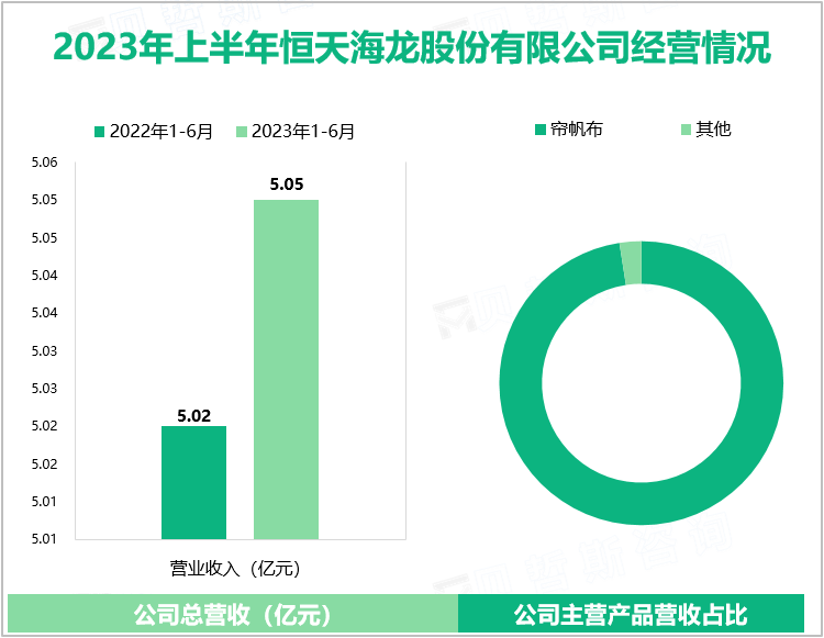 2023年上半年恒天海龙股份有限公司经营情况