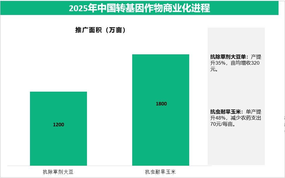 2025年中国转基因作物商业化进程