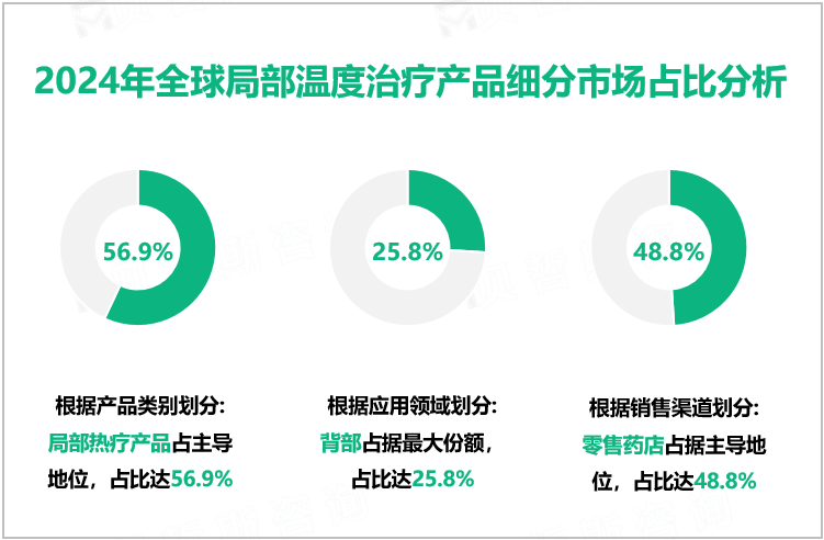 2024年全球局部温度治疗产品细分市场占比分析