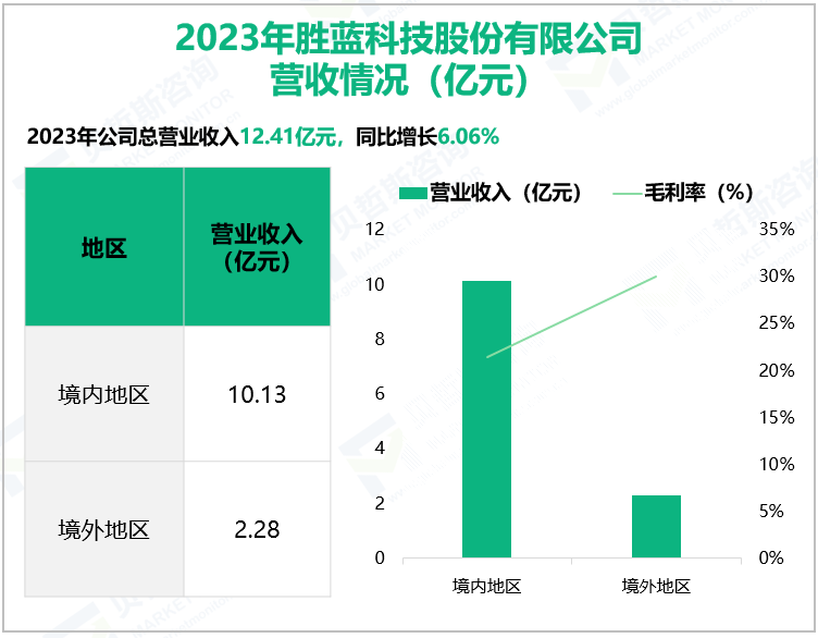 2023年胜蓝科技股份有限公司营收情况(亿元)