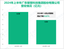 雄塑科技深耕橡胶和塑料制品业，其营收在2024年上半年为4.94亿元