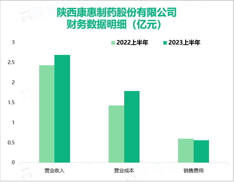 陕西康惠制药股份有限公司财务数据明细（亿元）