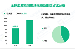 血液检测行业研究：2024年全球市场规模为849.6亿美元