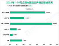 2024年1-10月合肥市规模以上工业增加值同比增长15%