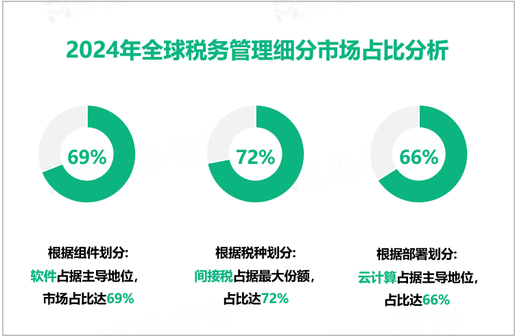 2024年全球税务管理细分市场占比分析