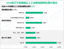 2024全年辽宁省规模以上工业增加值同比增长3.1%