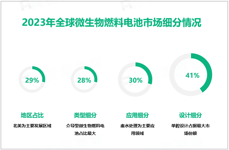 2023年全球微生物燃料电池市场细分情况