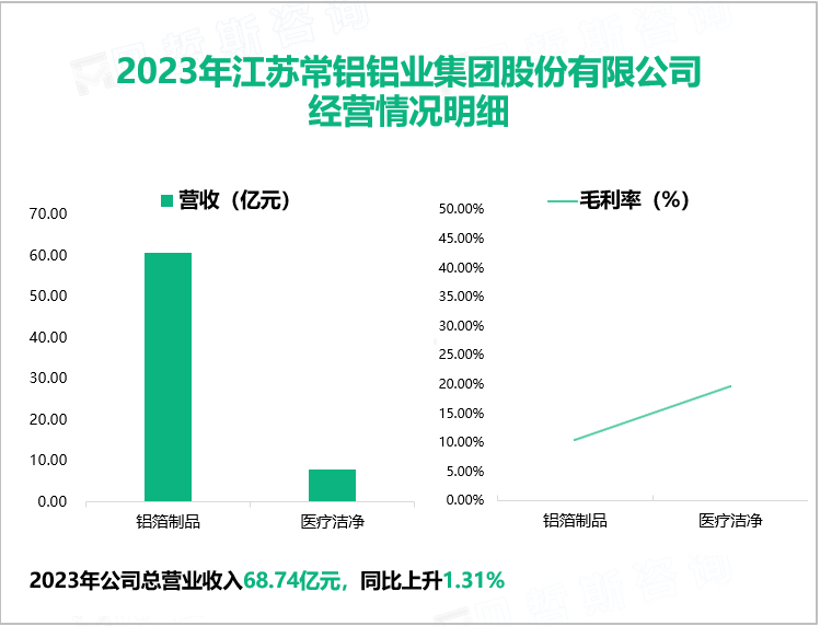 2023年江苏常铝铝业集团股份有限公司经营情况明细