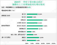 2025年一季度宁夏回族自治区规模以上工业增加值同比增长9.6%