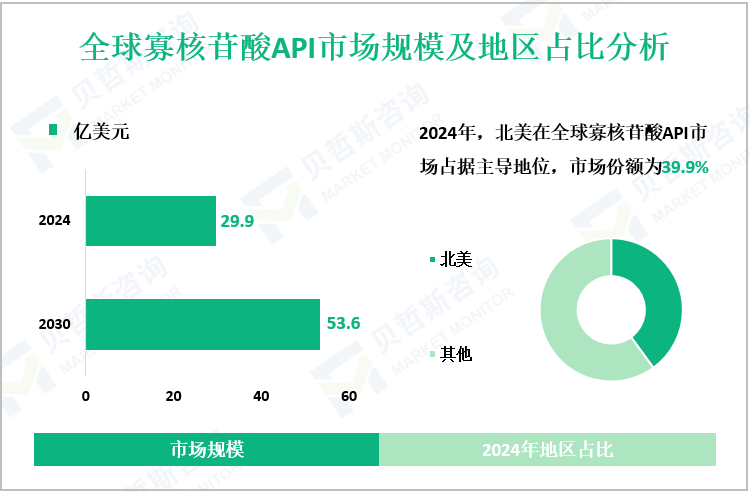 全球寡核苷酸API市场规模及地区占比分析