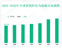 全球废物转化为能源（WTE）市场规模，现状和预测(2025年至2030年)，按类型，应用，地区和参与者