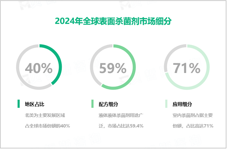 2024年全球表面杀菌剂市场细分