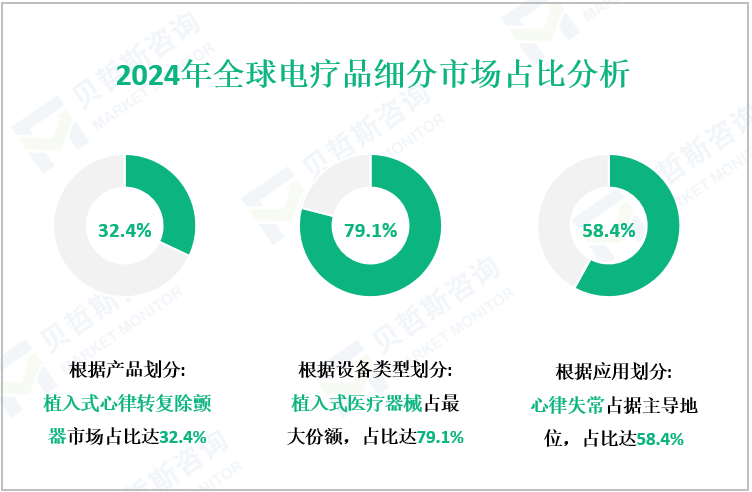 2024年全球电疗品细分市场占比分析