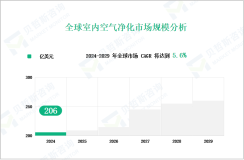 室内空气净化市场现状：2024年全球市场规模达206亿美元


