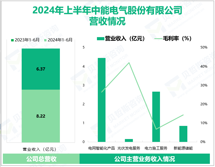 2024年上半年中能电气股份有限公司营收情况