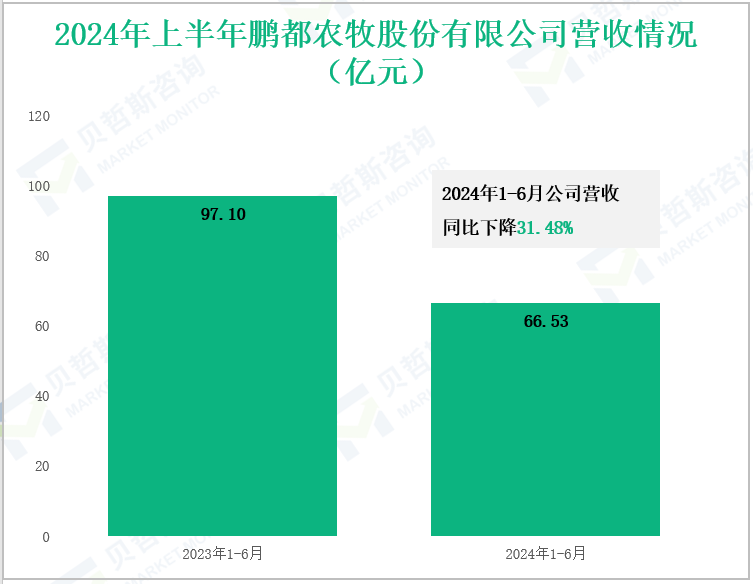 2024年上半年鹏都农牧股份有限公司营收情况(亿元)