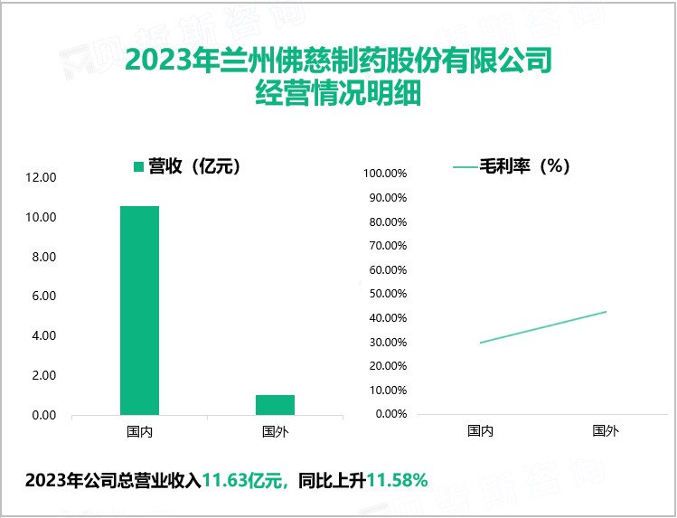 2023年兰州佛慈制药股份有限公司经营情况明细