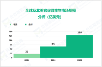 2024年农业微生物行业现状：全球市场规模达65亿美元

