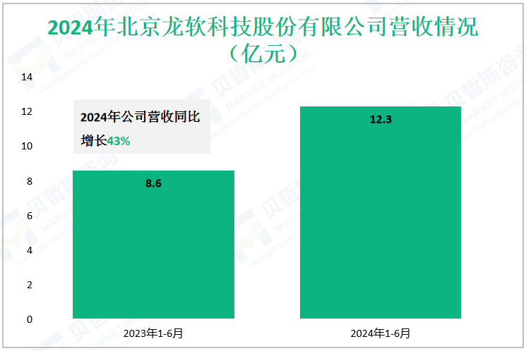 2024年北京龙软科技股份有限公司营收情况（亿元）