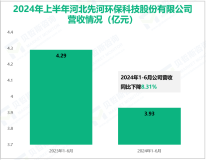 先河环保深耕环保行业，其营收在2024年上半年为3.93亿元