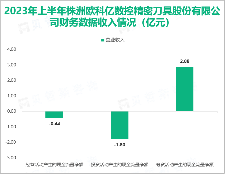 2023年上半年株洲欧科亿数控精密刀具股份有限公司财务数据收入情况（亿元）