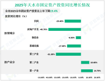 2025全年天水市固定资产投资比上年下降19.4%
