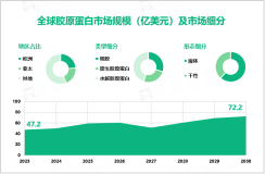 2023年全球胶原蛋白市场规模达47.2亿美元，欧洲为主要发展区域

