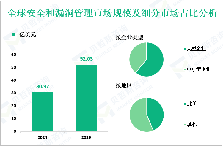 全球安全和漏洞管理市场规模及细分市场占比分析