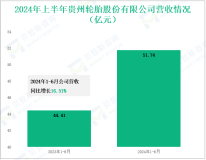 贵州轮胎深耕商用轮胎领域，其营收在2024年上半年为51.74亿元