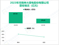 神火股份作为国内无烟煤主要生产企业之一，其营收在2023年为376.25亿元