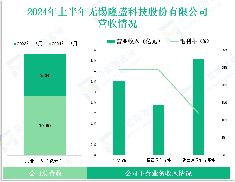 2024年上半年无锡隆盛科技股份有限公司营收情况