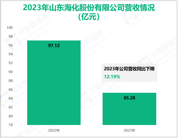 2023年山东海化股份有限公司营收情况(亿元)