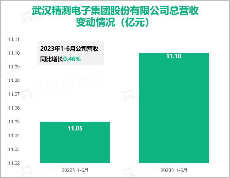 武汉精测电子集团股份有限公司总营收变动情况（亿元）