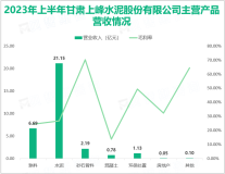 2023年上半年上峰水泥主产品产销量与区域市场同步上升，实现总营收32.09亿元