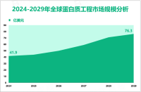 蛋白质工程行业研究：2024-2029年全球市场规模将增长34.4亿美元