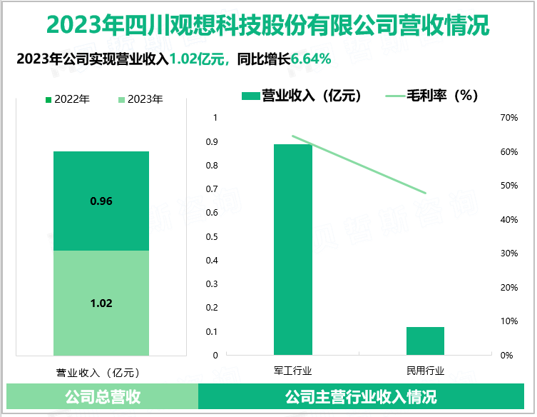 2023年四川观想科技股份有限公司营收情况