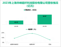 华峰超纤作为超纤业务领先企业，其营收在2023年为45.87亿元