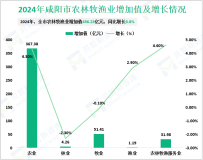 2024年咸阳市地区生产总值实现3001.27亿元，同比增长6.5%