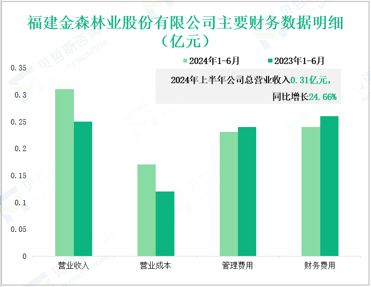 福建金森林业股份有限公司主要财务数据明细(亿元)